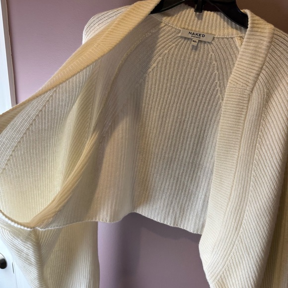 NakedCashmere Antoinette Ribbed Cashmere Sweater Shrug - Picture 5 of 11